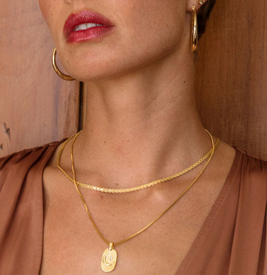 Serpentine Chain Necklace