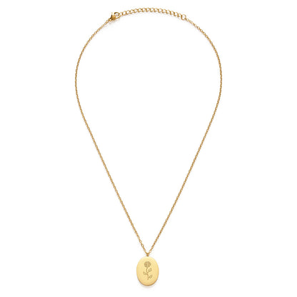 Birth Flower Necklace Series