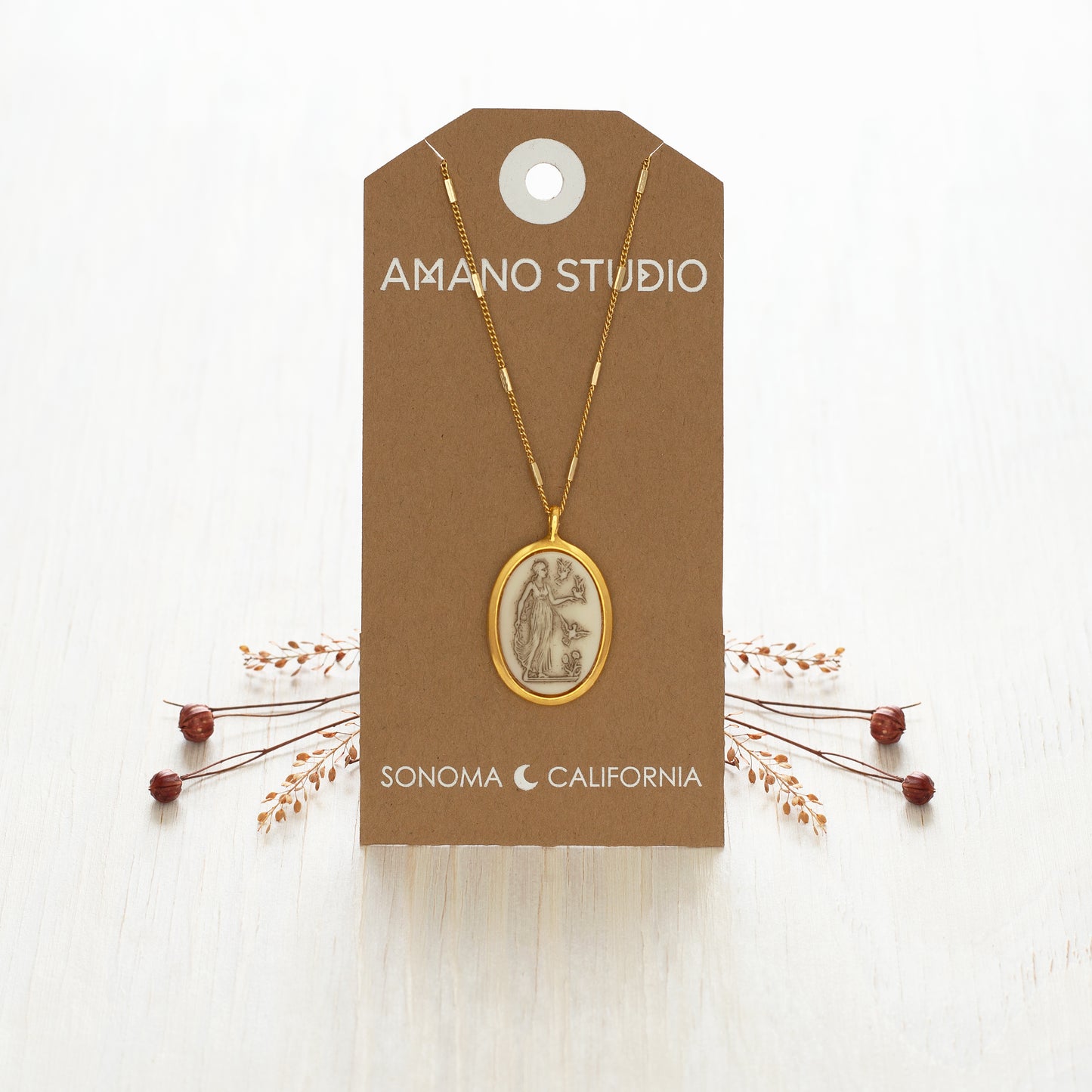 Aphrodite Vintage Cameo Necklace