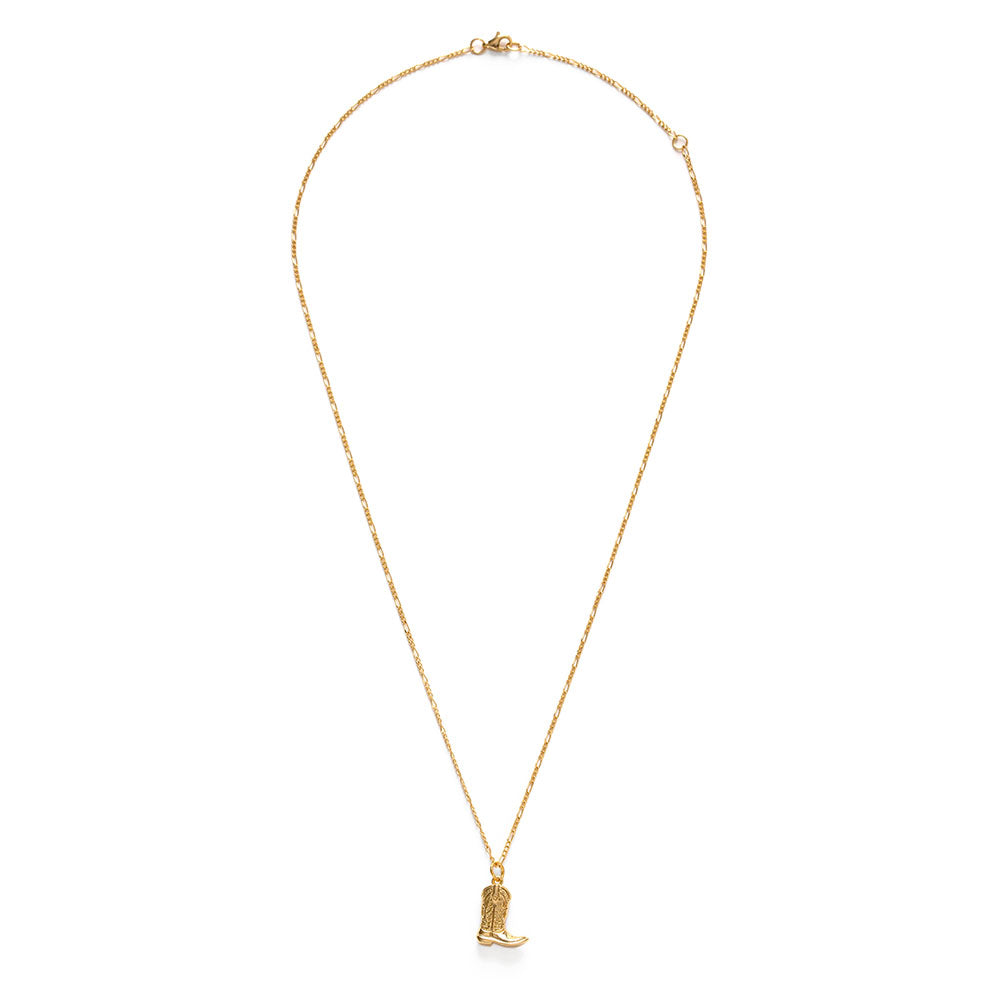 Cowboy Boot Charm Necklace