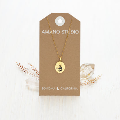 Black Snake Necklace