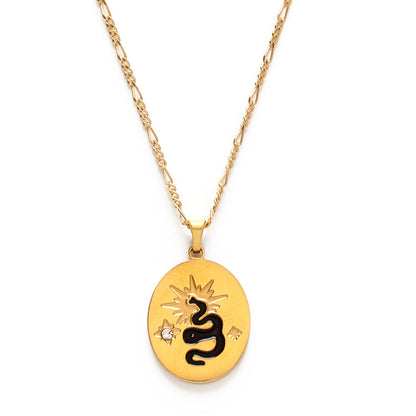 Black Snake Necklace