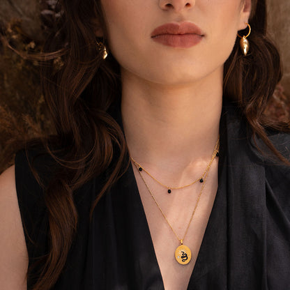 Black Snake Necklace