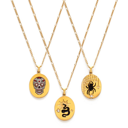 Mexican Sugar Skull Necklace