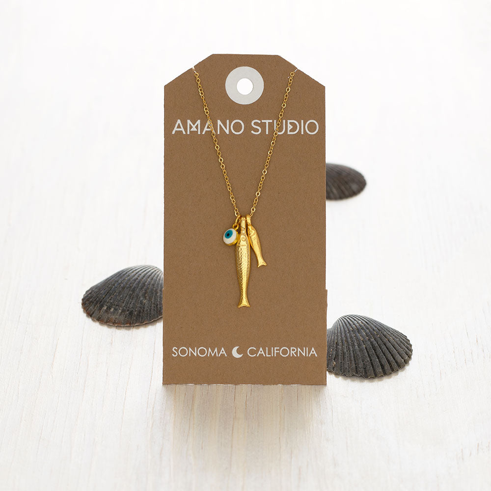 Ionian Fish Necklace