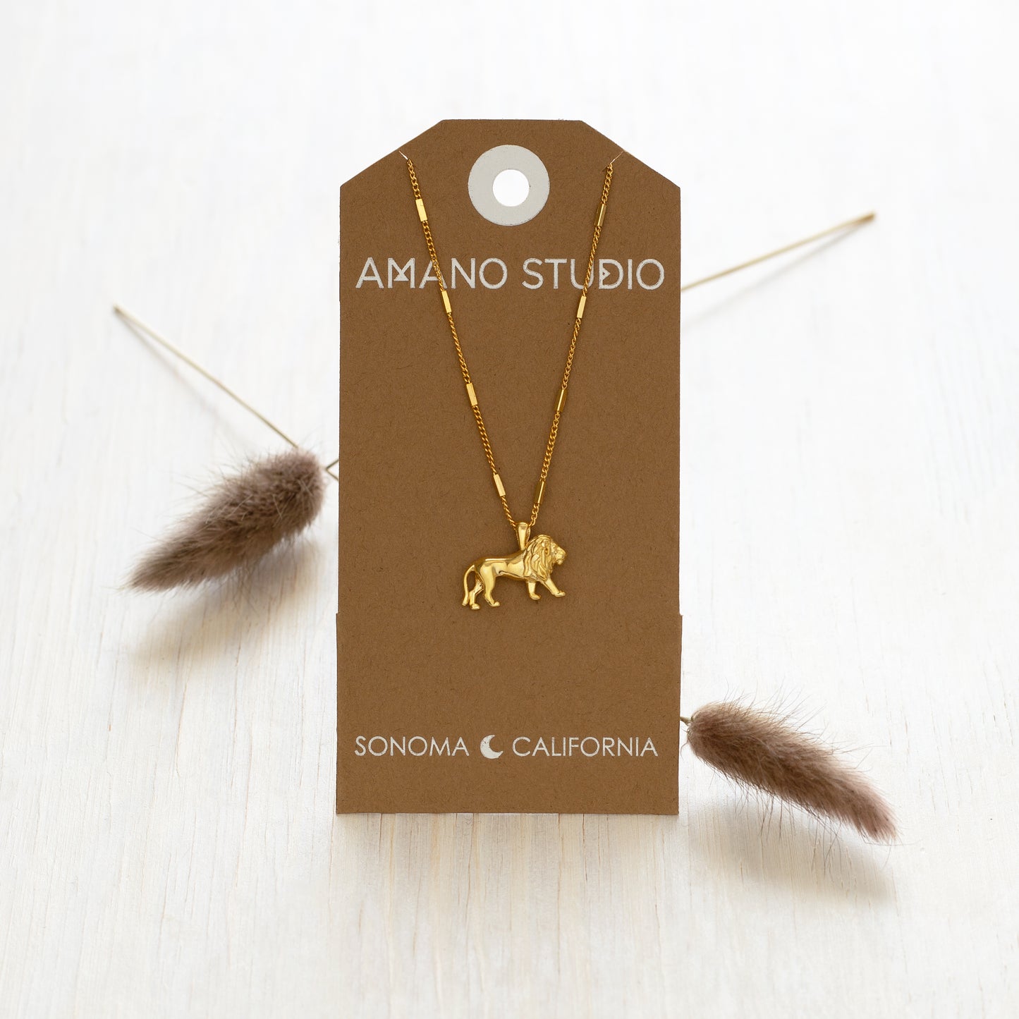 Leo Lion Charm Necklace