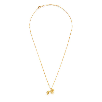 Leo Lion Charm Necklace