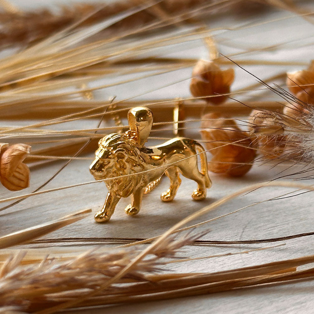 Leo Lion Charm Necklace