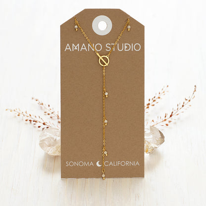 Beaded Lariat Necklace