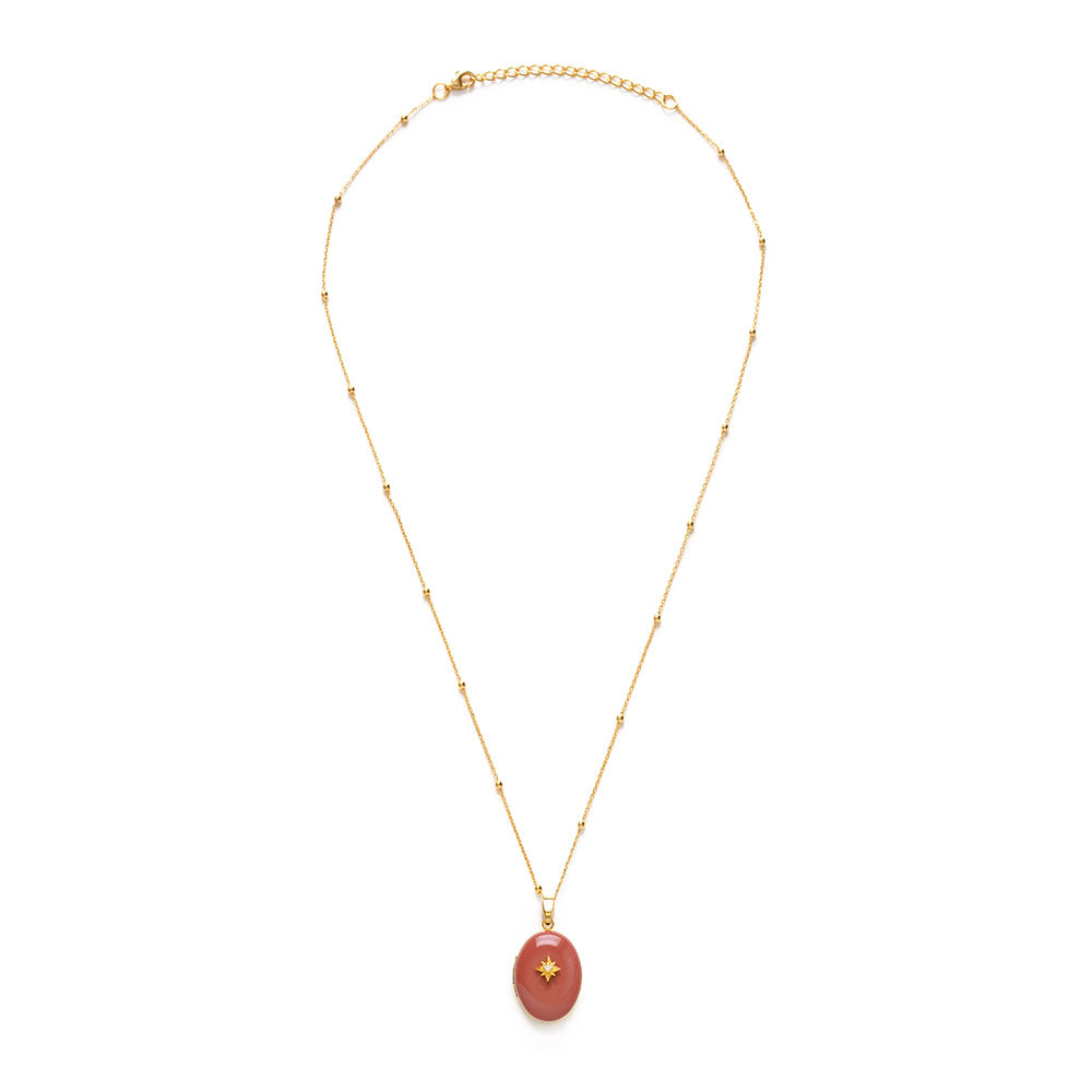 Evening Star Locket Necklace