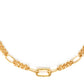 Oval Link Statement Chain Necklace