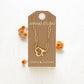 Heart Clasp Paperclip Chain Necklace