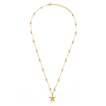 Starfish, Freshwater Pearl Necklace