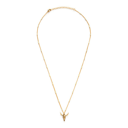 Longhorn Skull Necklace