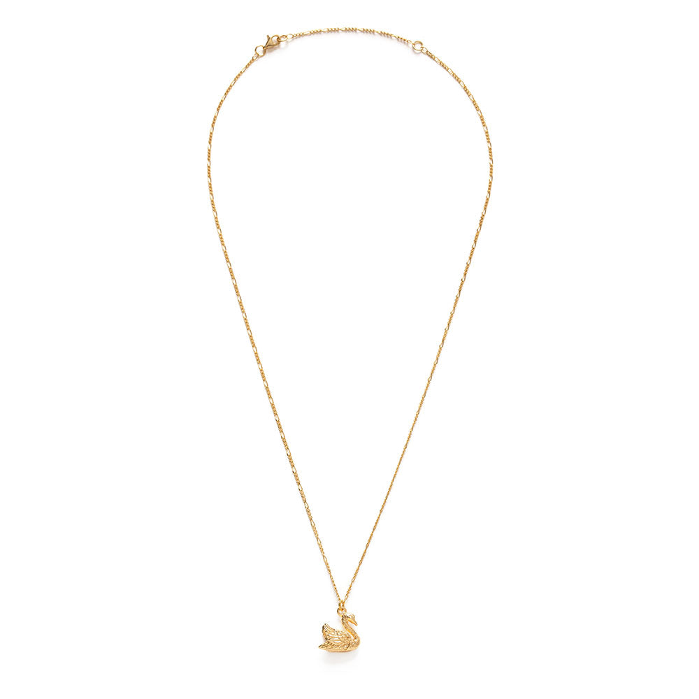 Mother Swan Pendant Necklace