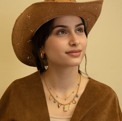 Western Desert Charm Necklace