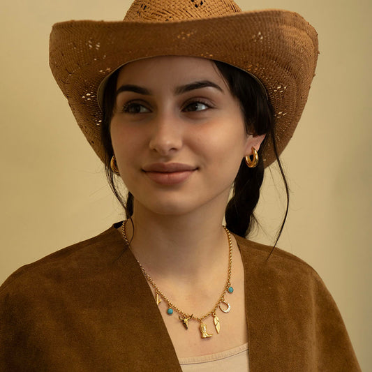 Western Desert Charm Necklace