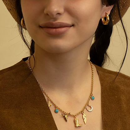 Western Desert Charm Necklace