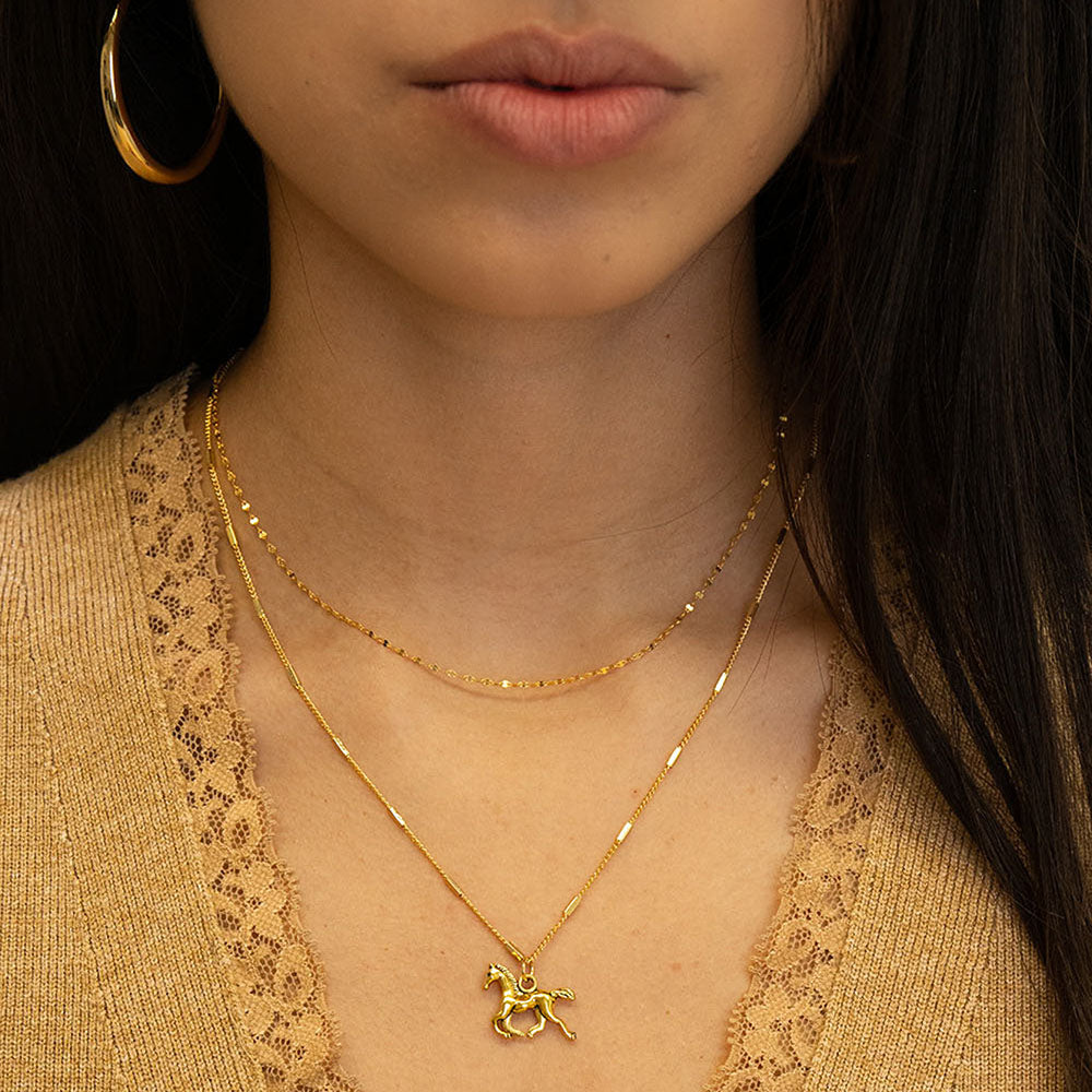 Year of the Horse Pendant Necklace