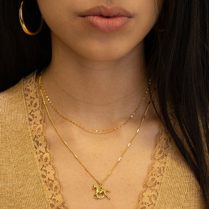 Year of the Horse Pendant Necklace