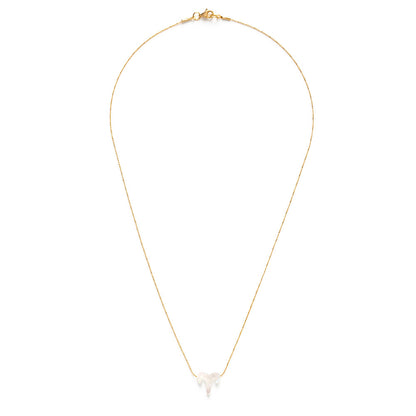 Mother of Pearl Zodiac Necklace | Aries