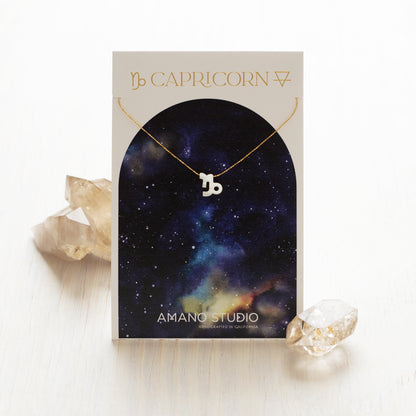 Mother of Pearl Zodiac Necklaces