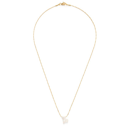 Mother of Pearl Zodiac Necklace | Capricorn