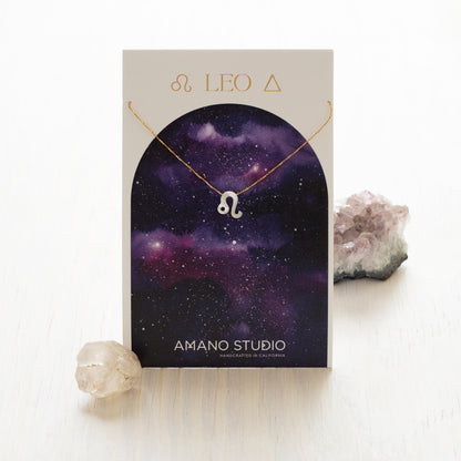 Mother of Pearl Zodiac Necklaces