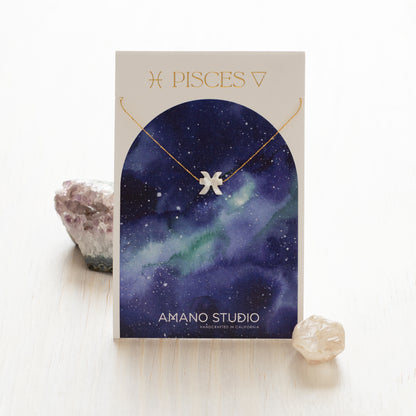 Mother of Pearl Zodiac Necklaces