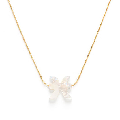 Mother of Pearl Zodiac Necklaces