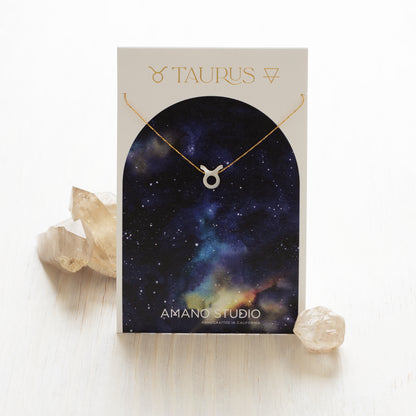 Mother of Pearl Zodiac Necklaces