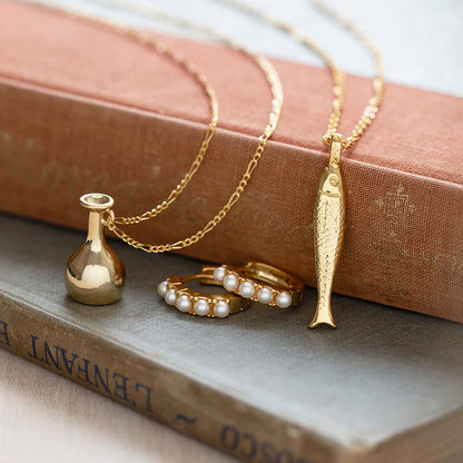 Ancient Vessel Pendant Necklace