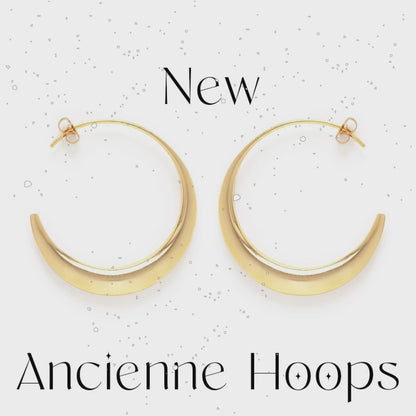 Hammered Vintage Hoops