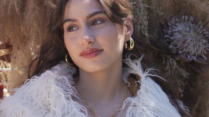 Angie Vintage Hoop Earrings