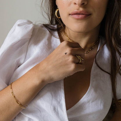 Paperclip Chain Bracelet