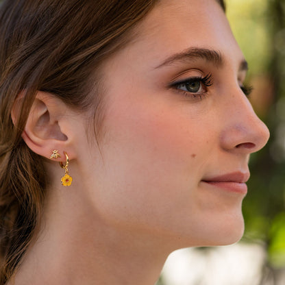 Gold Tiny Honey Bee Studs