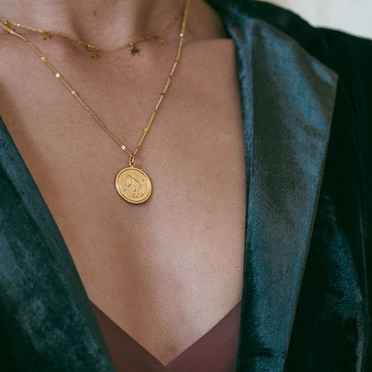 Zodiac Medallion Necklaces