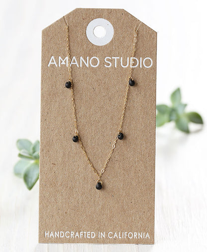 Five Graces Necklace | Black