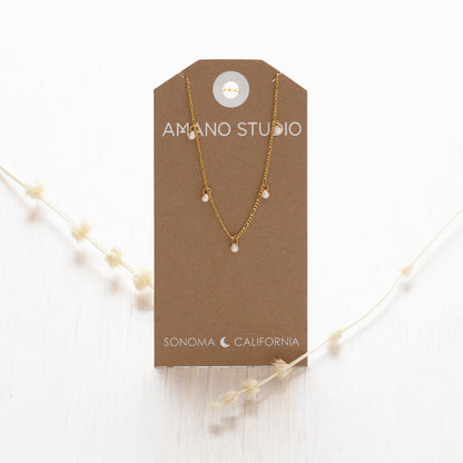 Five Graces Necklace | Pearl