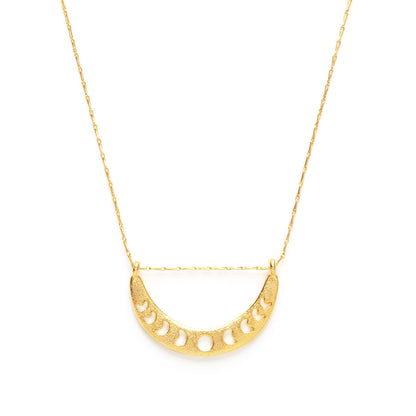 Small Phases of the Moon Necklace