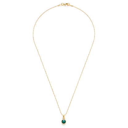 May Birthstone Necklace | Emerald