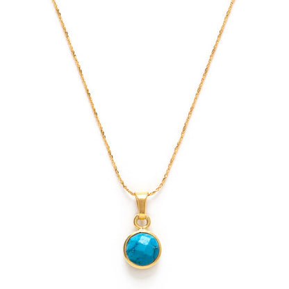 December Birthstone Necklace | Turquoise