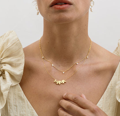 Five Graces Necklace | Pearl