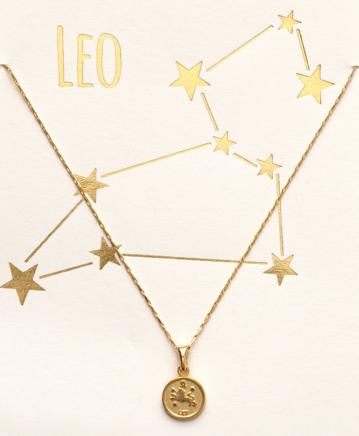 Tiny Zodiac Medallion – Cancer,Leo,Virgo